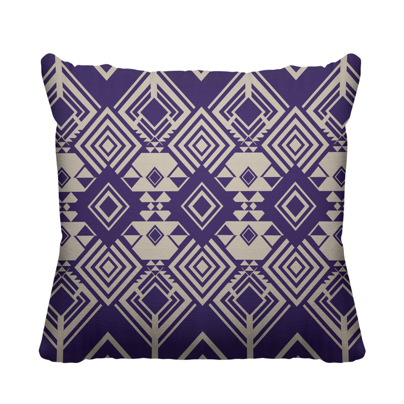 Housse et insert de coussin extérieur d'extérieur, L 19 po x H 19 po, Mauve