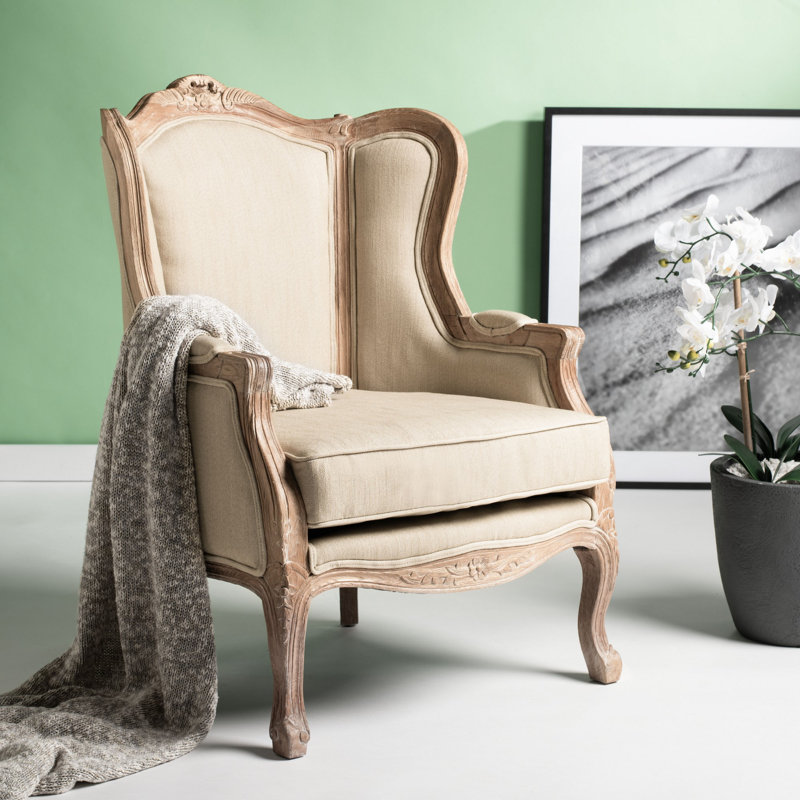 Fauteuil à oreilles Alamosa, Lin naturel