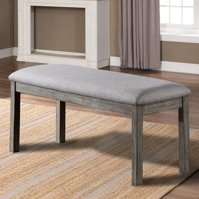 Dining Bench Padded Seat 1pc Bench Kitchen Dining Room Wire