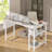 Built-in Outlets / USB L-Shaped Desk Computer Desk-2085431392-2086474465