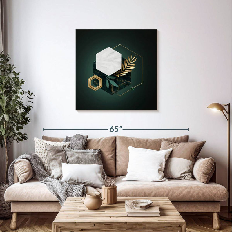 Avery Fancy Hexagons, 36" H x 36" W