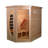 1 Person Far Infrared Red Cedar Wooden Indoor Sauna Room With Recliner