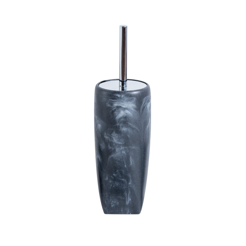 Cvetko Free-Standing Toilet Brush and Holder, Grey