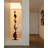 Tall Abstract Birch Wood Sculpture For Entryway