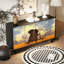 Light luxury French retro art sideboard cabinet