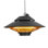  Winter Ready Series Ceiling Mounted Outdoor Patio Heater, 1500W, Halogen Lamp, Hanging Chain Mount with Remote Control, Heats Up To 54 Sq. Ft., BHOC05, Black