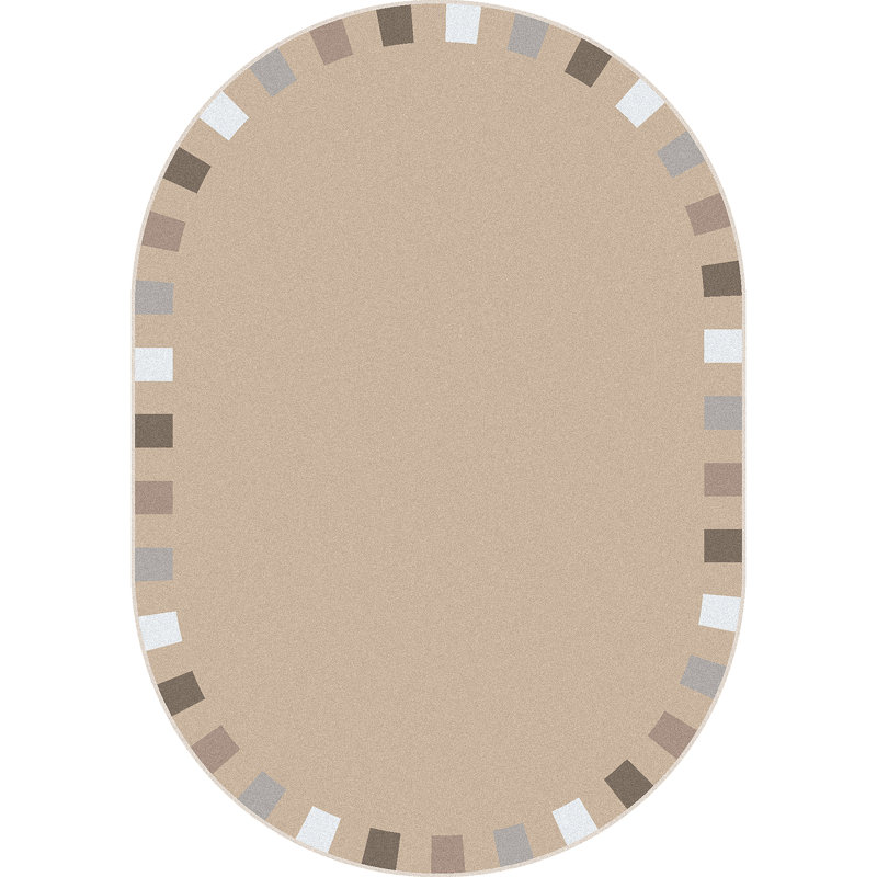 Tapis «On The Border» par Joy Carpets, Ovale 7 pi 8 po x 10 pi 9 po