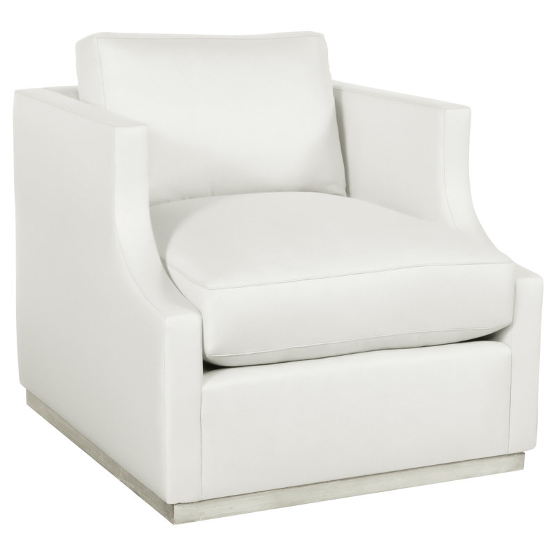 Thom Filicia Home 32"Willowbrook Swivel Chair, Tommy Snow, Wrenn