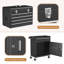 Armoire à outils, ensemble d'armoire à outils à 5 tiroirs avec roulettes, armoire à outils combinée