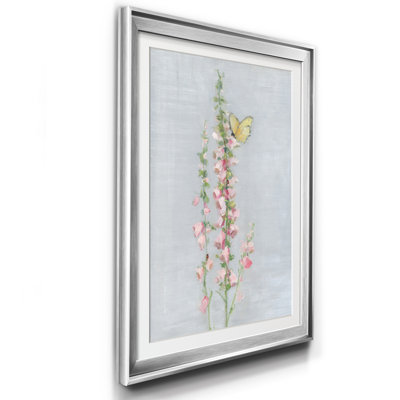 Foxglove Garden II - Cadre photo, reproduction d'art sur papier