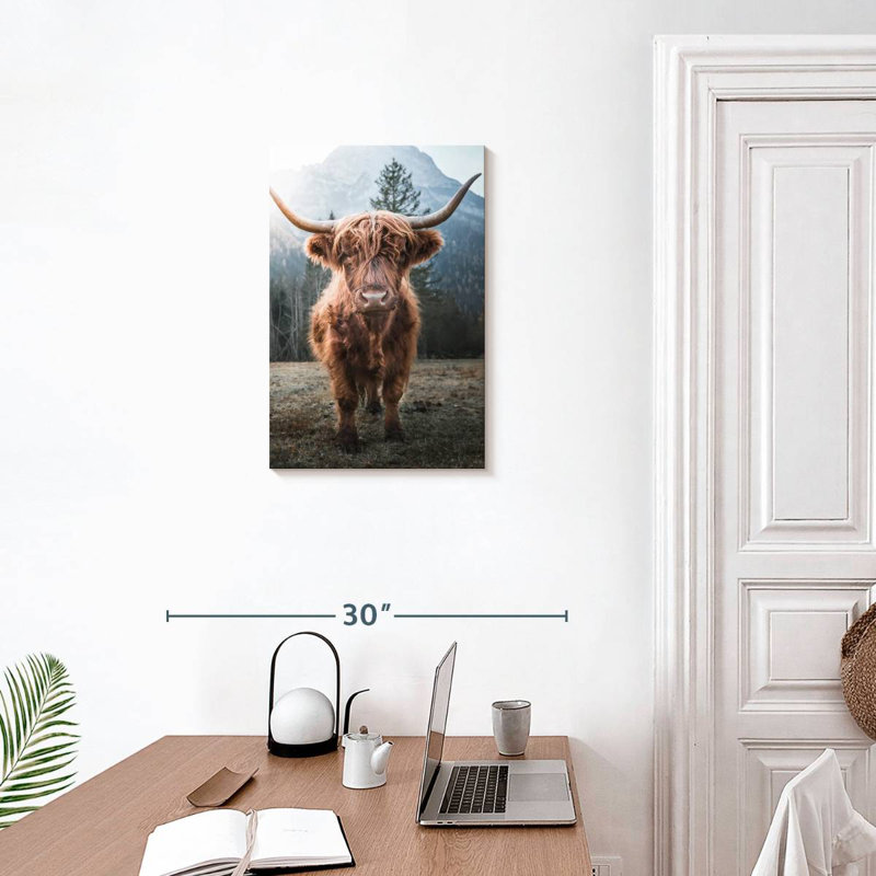 Bramom Dolomites Highland Cow, H 24 po x l 16 po