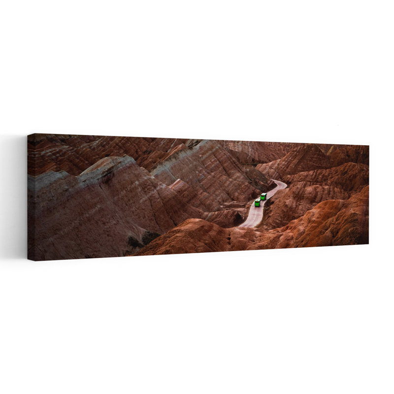 Winding Mountain Road by Wangyf6483 - Wrapped Canvas Panoramic Print, 50.8 cm H x 152.4 cm W