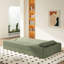Matelas simple pliable de 15 po pour le salon, canapé de sol moderne avec 2 coussins, canapé-lit convertible en velours côtelé, lit d'invité, salle de jeux, aucun assemblage requis-129514133-129514134-129514132