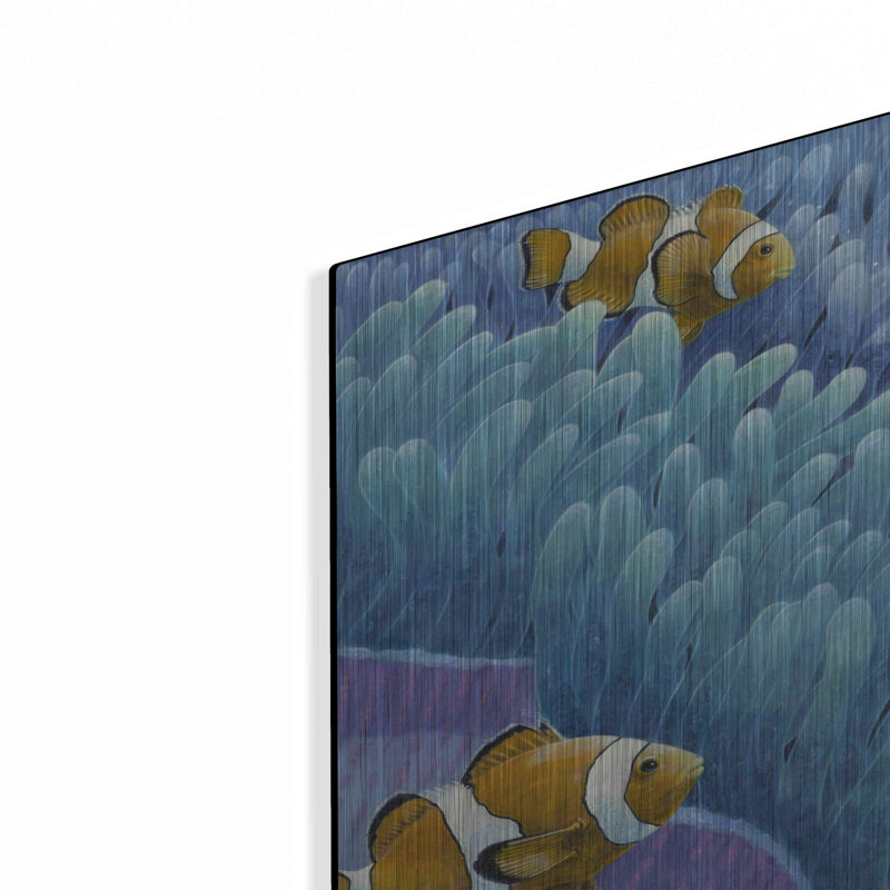 17 histoires «The Journey Begins» par Durwood Coffey, art mural en métal, H 12 po x l 36 po