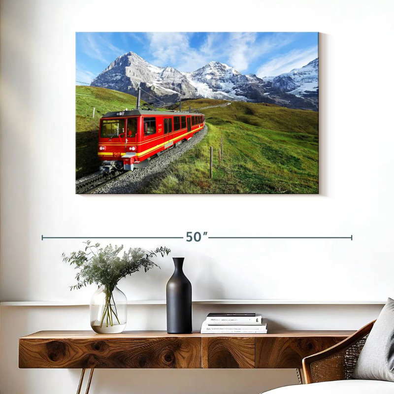 Mehar Bernese Highlands Train, 26" H x 39" W