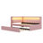 Upholstered Corner Daybed With Trundle and Outlets-296138845