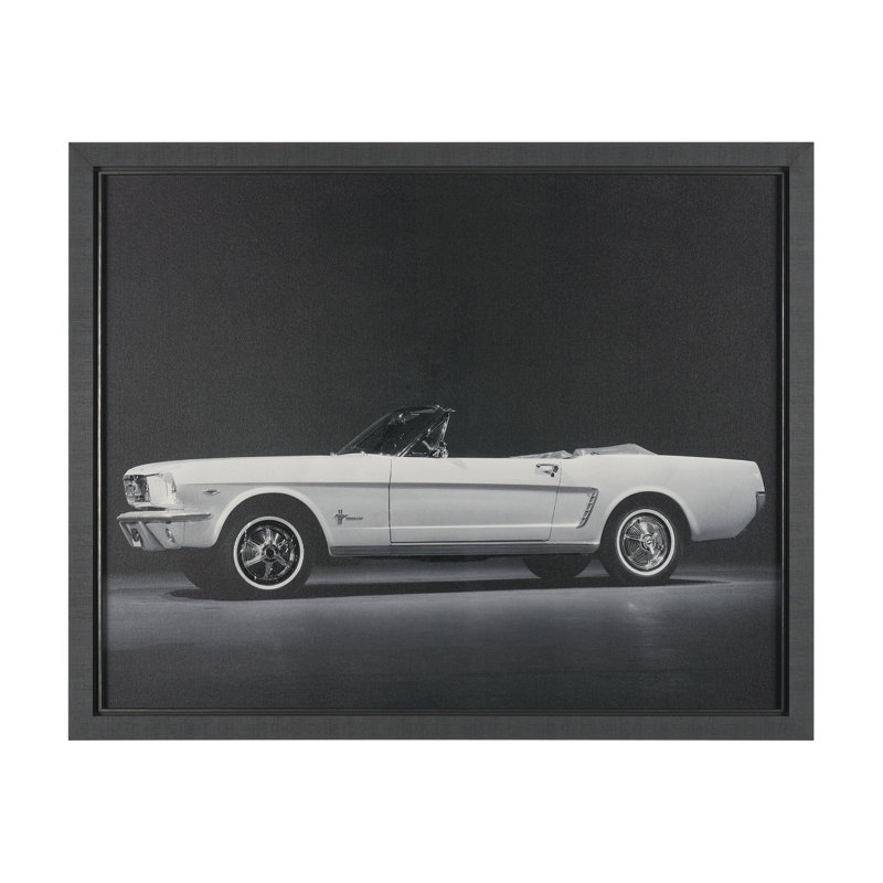 «Ford Mustang Convertible» par Tal Paz-Fridman, reproduction d'art encadrée sous verre, Ford Mustang Convertible1964