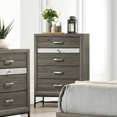 Commode 4 tiroirs 4 pièces