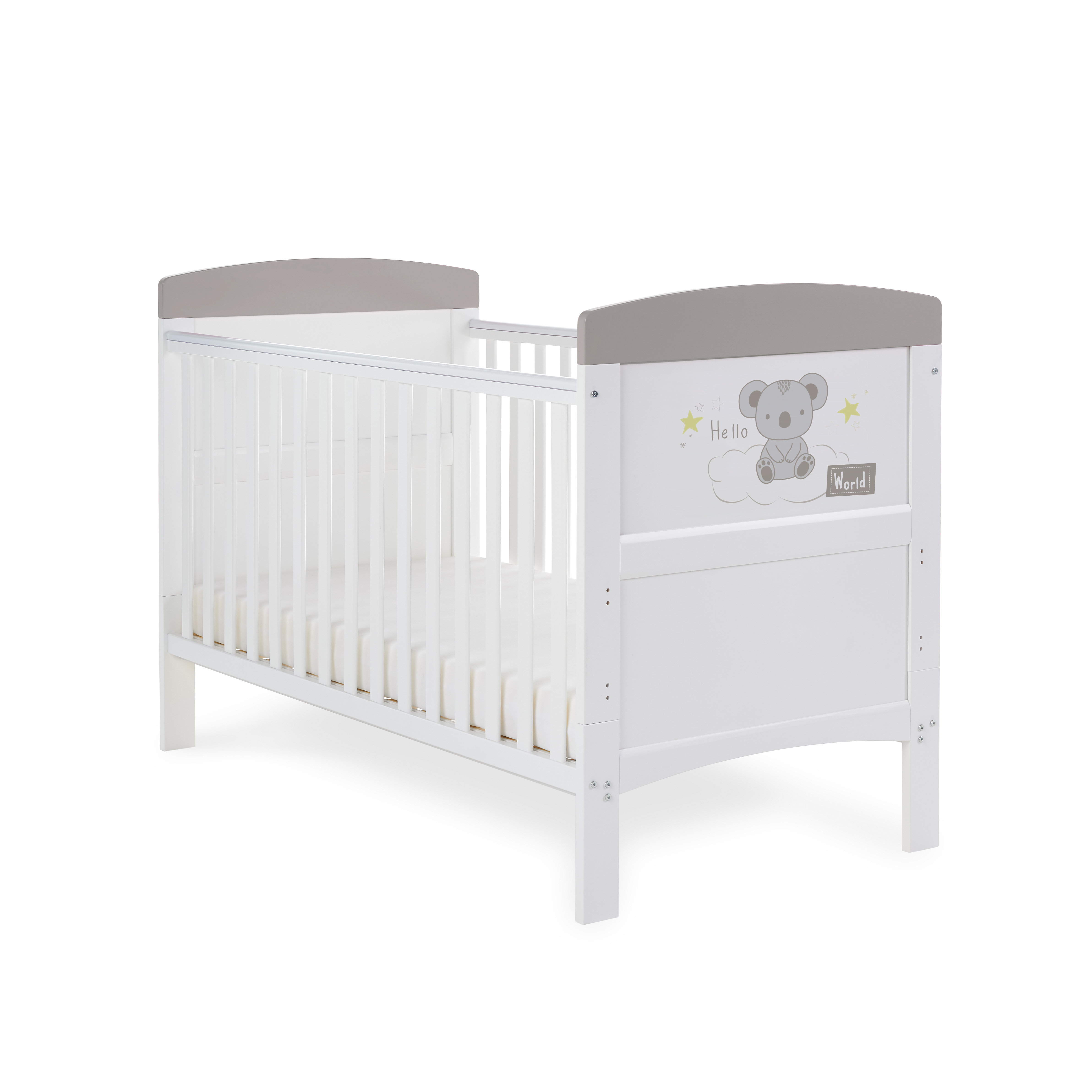 Obaby Grace Inspire Cot Bed Hello World Koala Wayfair.ie