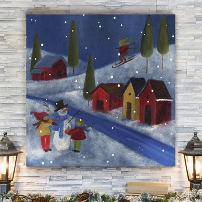 " Primitive Snow Scene "