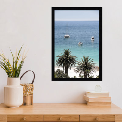 Reproduction d'art encadrée «Rothsche Camps Bay Beach» par Shot par Clint Wood