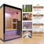 Sauna infrarouge FAR compatible avec Bluetooth pour 2 personnes KISRAIS