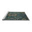 Tapis abstrait 100% lavable à la machine 5334-843104707