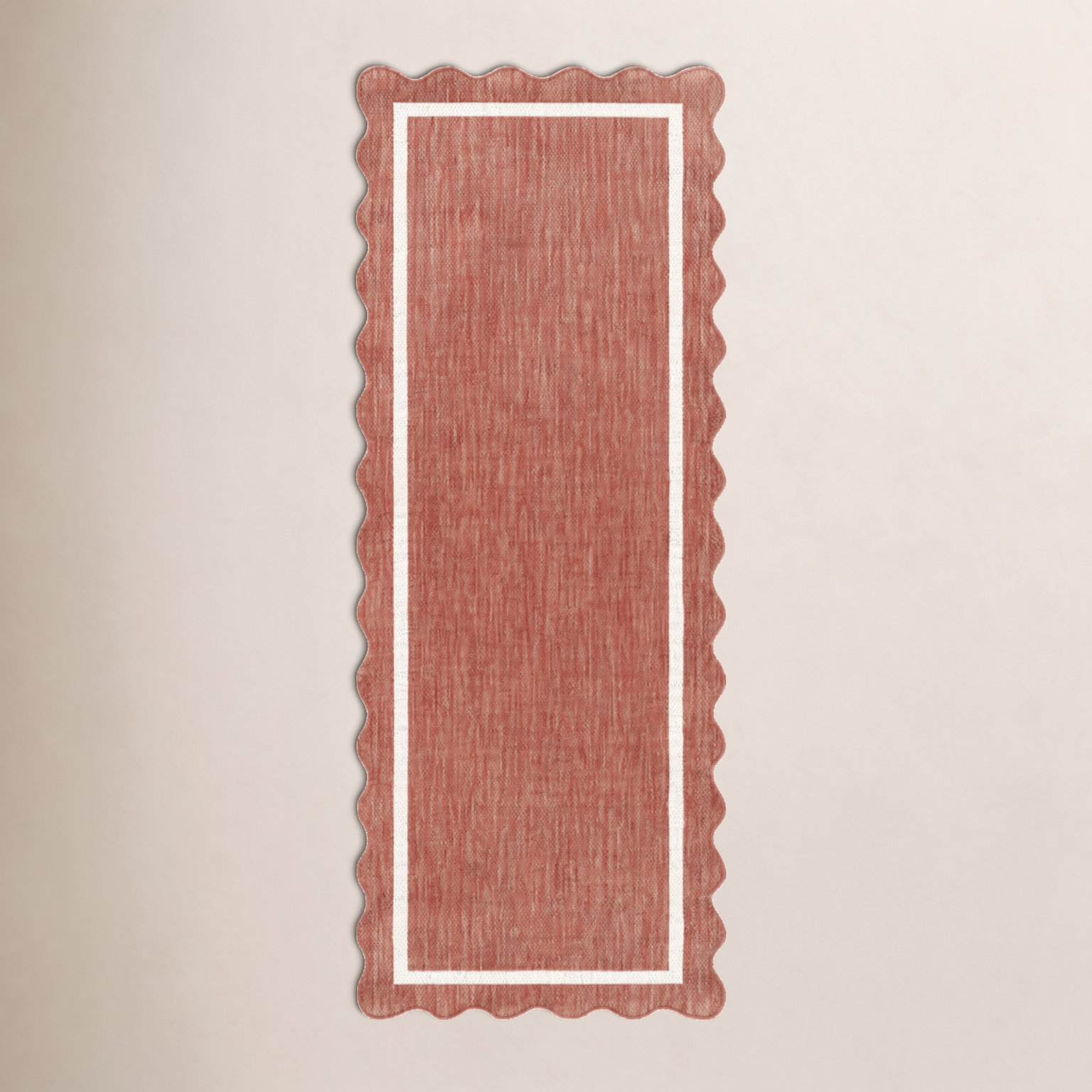 Skiles Beige Outdoor Rug, Runner 2'7.5" x 7'2.6"