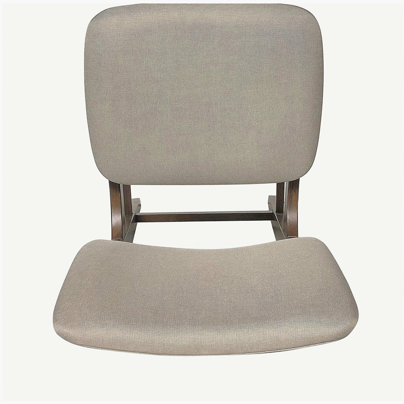 Ensemble de chaises de bar avec accoudoirs en tissu 2 pièces, convient pour la cuisine, la salle à manger, Gris clair