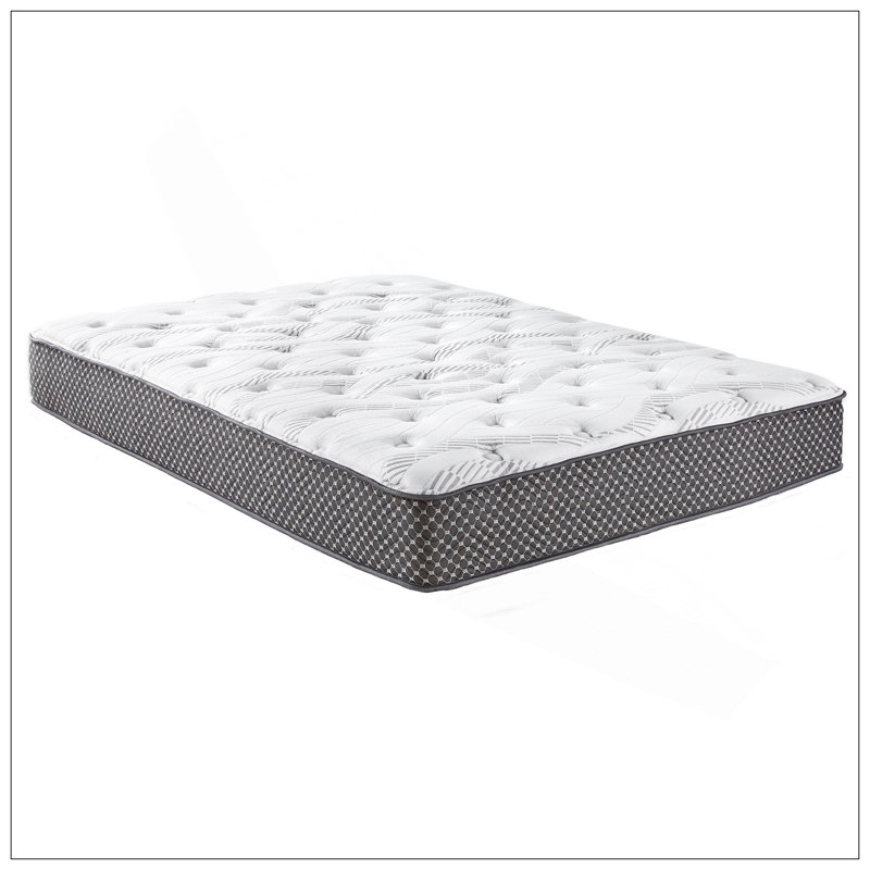 Matelas hybride matelassé 10 po, mi-ferme, Lit simple
