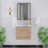 Ani 22 " W Wall Mounted Wall Mounted 1 Single Cloakroom Vanity Bathroom Vanity With Ceramic Top-998779526