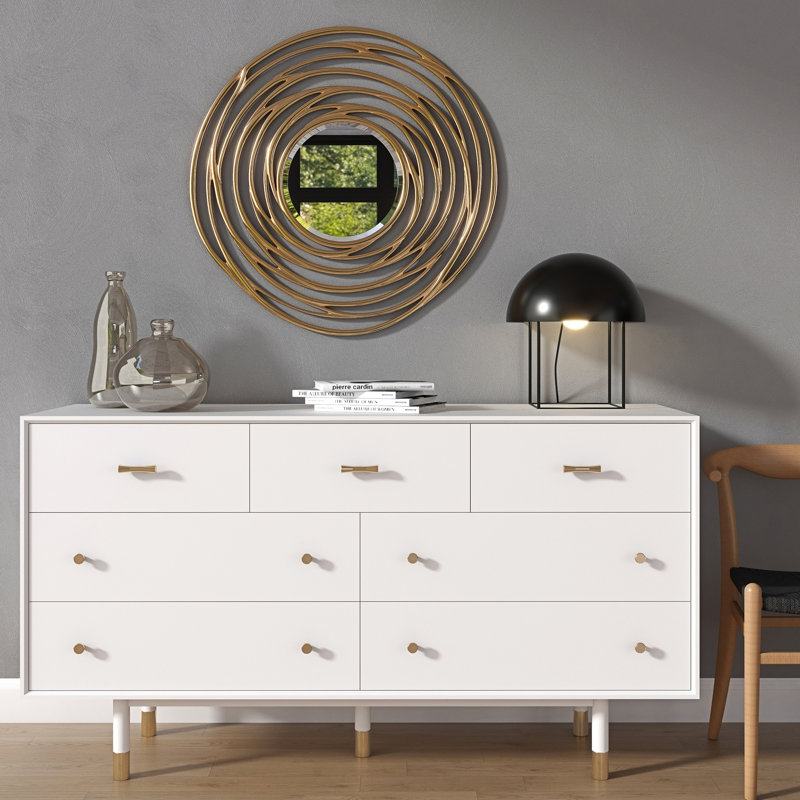 Anni 60'' W 7 - Drawer Dresser, White
