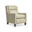 Bernhardt Hampton Leather Recliner, Cream-55914576