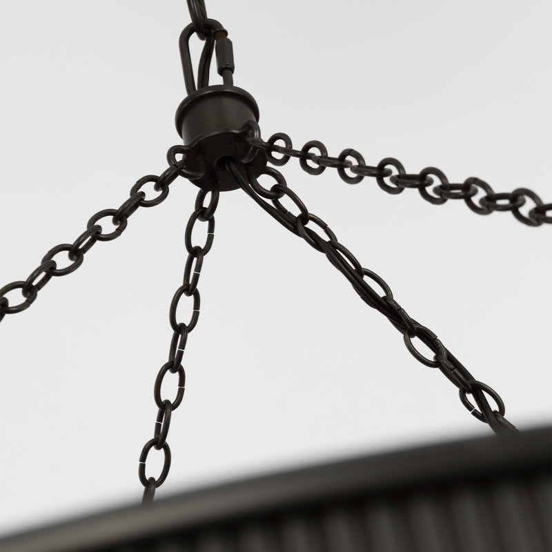 Menil 4 - Light LED Chandelier, Bronze
