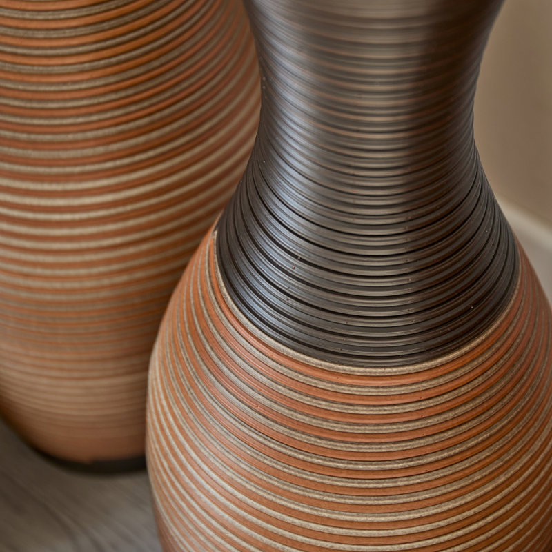 Ensemble de 3 vases de sol pour la décoration intérieure
