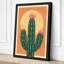 Saguaro at Sunrise Retro - Wrapped Canvas-1781982131-1781982133