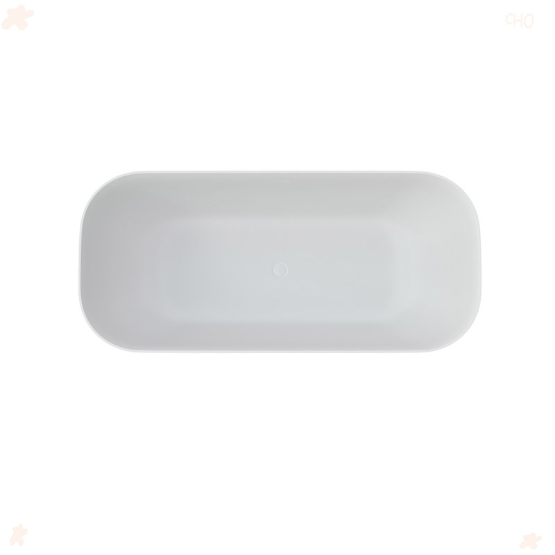 65" Solid Surface Soaking Bathtub