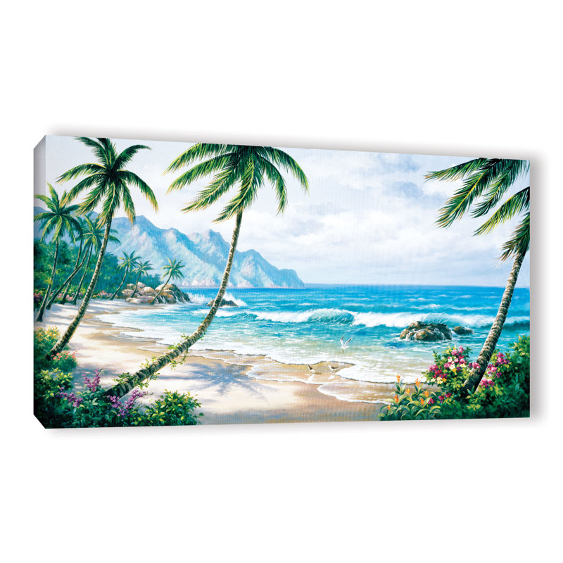 Impression sur toile Paradise, H 18 po x l 36 po x P 2 po, Toile tendue