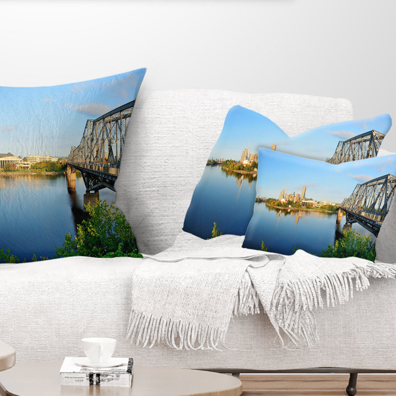 Coussin lombaire cityscape photo ottawa le matin