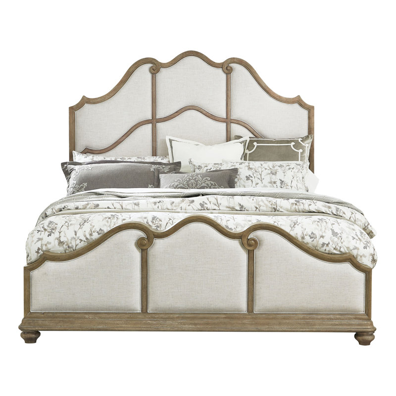 Weston Hills Scrollwork Upholstered Bed, Queen