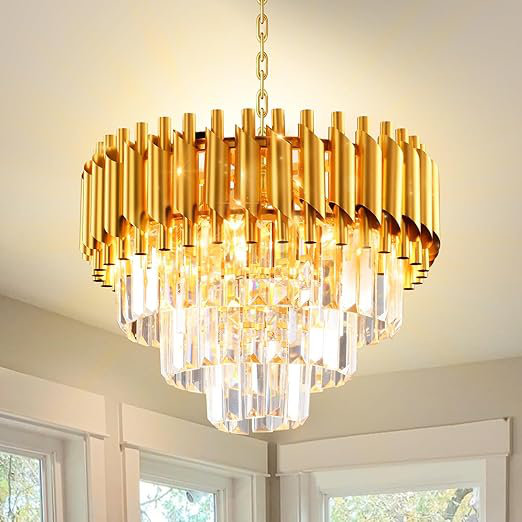 LED-Kronleuchter Bhagwan, Rose Gold