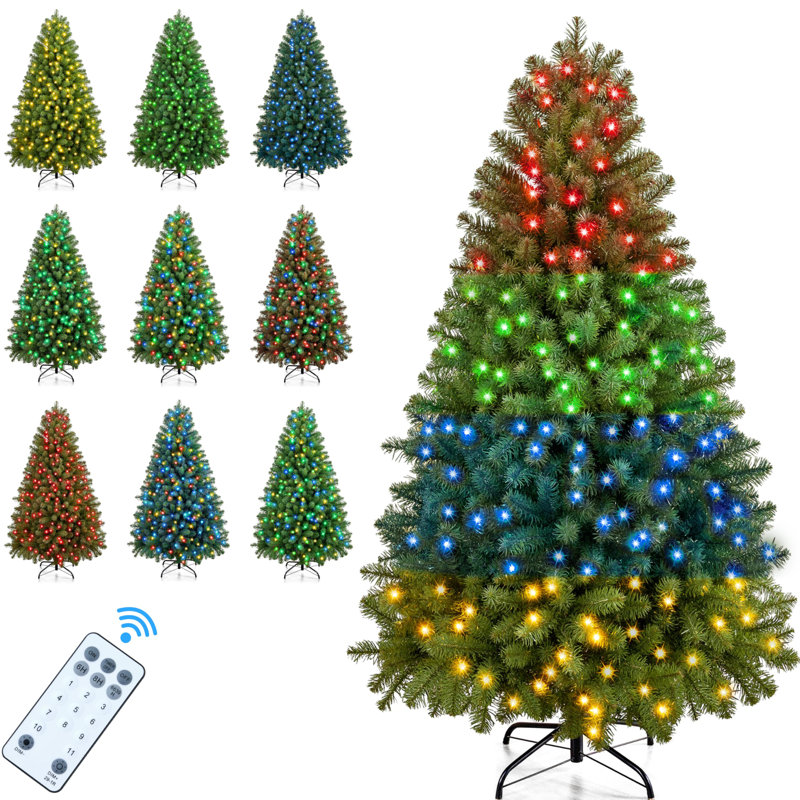 6 FT Pre-lit Full Size Christmas Tree