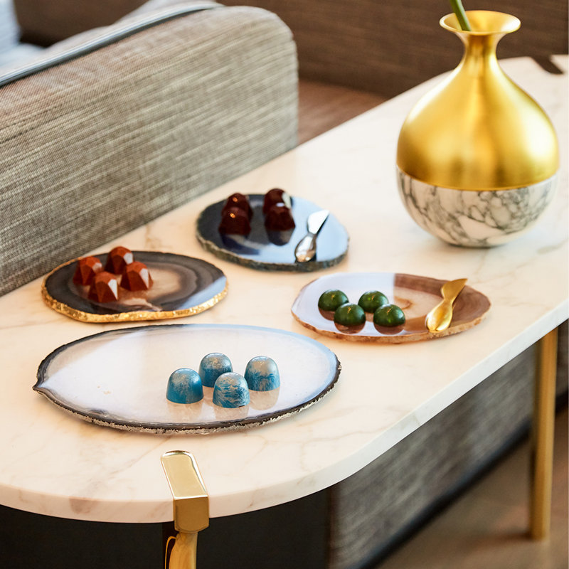 Gemstones Stoneware Bread And Butter Plate