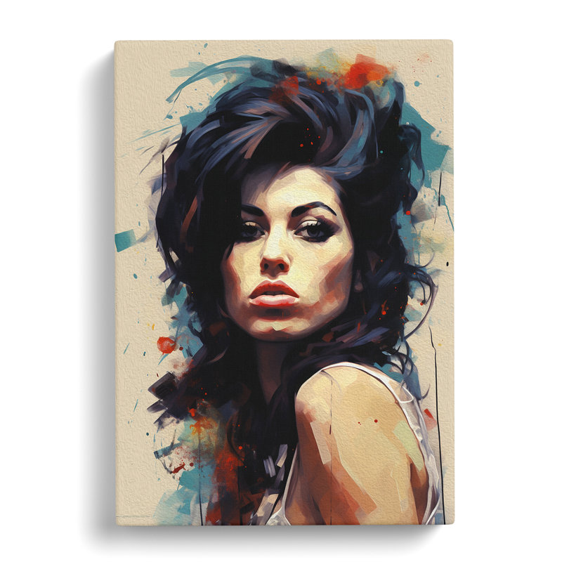 Amy Winehouse Classicism - Wrapped Canvas, 50cm H x 35cm W x 3cm D