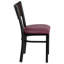 Chaise d'appoint à dossier en lattes de bois Prompton-1866246605-1866246606