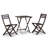 3-Piece Bistro Set, Square, Espresso-339458776