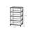 IRIS 4 Drawer Wide Plastic Storage Chest with Casters-1113782788