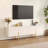 Eddyson 78.7'' Modern TV Stand with Storage Cabinet, Entertainment Center with Stainless Steel Legs-1258086433