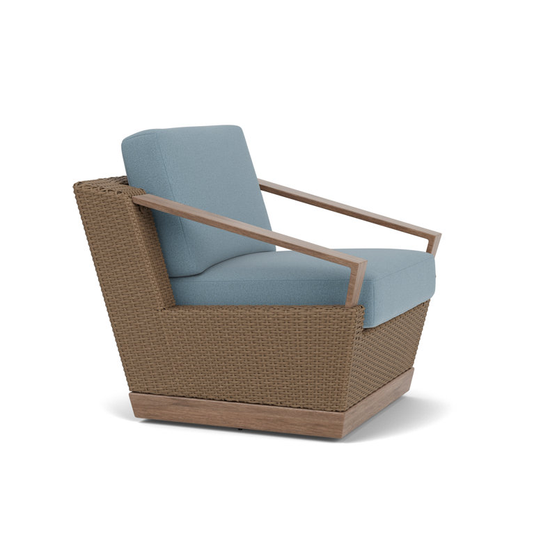 Outdoor Swivel Armchair, Unearth Mist