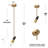Miaisabella 1 - Light Dimmable LED Single Cylinder Adjustable Pendant